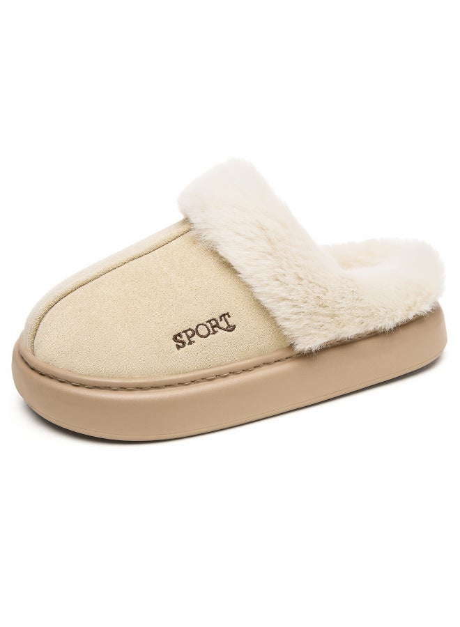Women's Cotton Shoes New Style Plush Thickened Snow Boots Fashion Versatile Short Boots Large Size Slip-on Women's Cotton Boots