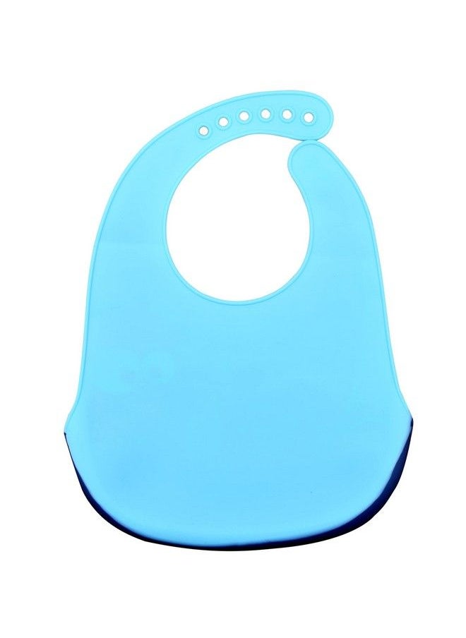 The Little Lookers Silicone Feeding Bib For Baby Toddlers With Adjustable Strap; Waterproof; Easy To Wash; Stain Proof ; Bpa Free Soft Material Bibs With Tray Food Catcher (03 Years) (Pack Of 2)  - Image 3