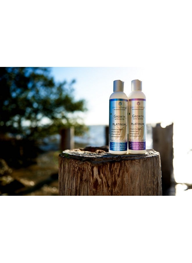 dermachange Hair Growth Shampoo And Conditioner Set Biotin Shampoo For Thinning Hair And Hair Loss Sulfate Free Shampoo For Color Treated Hair And Deep Conditioner For Dry Damaged Hair Made In Usa (16 Oz) - Image 3