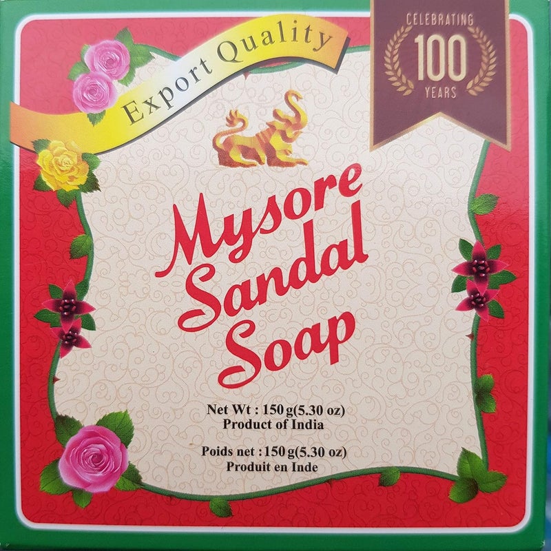 mysore sandal soap Mysore Sandalwood Soap 150g Large Pack of 2 by Spicy World