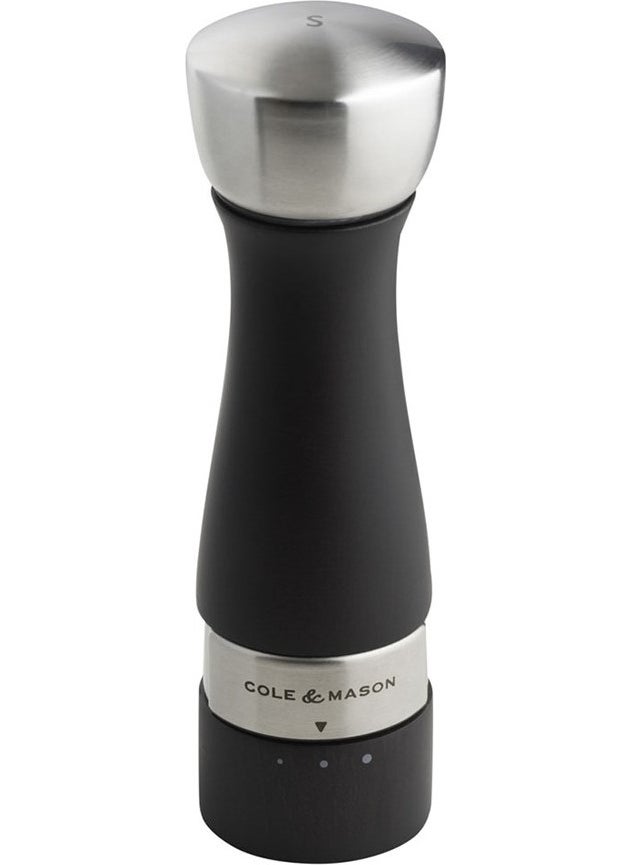 COLE & MASON - Cole - Mason H310622G Oldbury Carbon 190Mm Salt Mill - Image 1