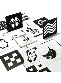 beiens High Contrast Baby Flashcards, Newborn Brain Development Toys, Visual Stimulation Learning Activity Cards, 20 Pcs 40 Pages 5.5'' X 5.5'' Educational Infants Gift  - Image 1