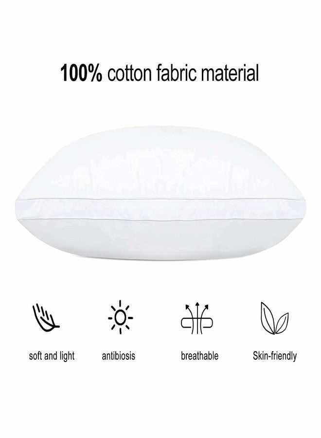 JICUSE Bed Pillows for Sleeping 1 Pack,Standard Size,Luxury Hotel Collection Pillow,Soft Fluffy and Great Support Down Alternative Filling,Gusseted Pillow for Side and Back Sleepers(20x26) - Image 4