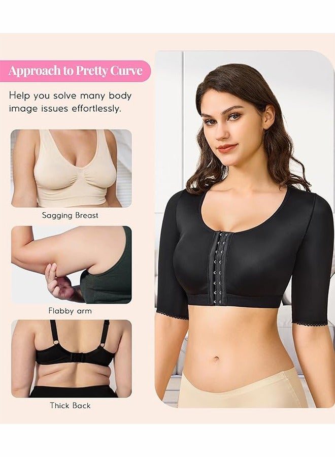 JOGAMS Womens Shaper Tops for Women Arm Compression Post Surgery Tank Top Shapewear - Image 4