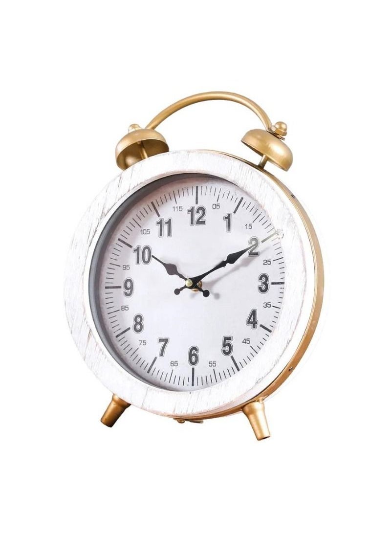 Generic - Danube Home Stolpa And  Metal Grand Hotel Table Clock - Image 1