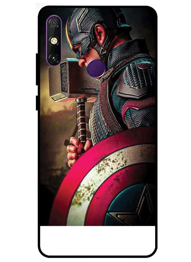EYE CATCH Protective Case Cover For Huawei Enjoy 20E Captain America Multicolor  - Image 1