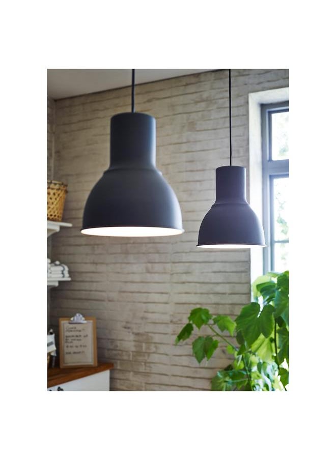 Generic Pendant lamp, dark grey, 22 cm  - Image 4