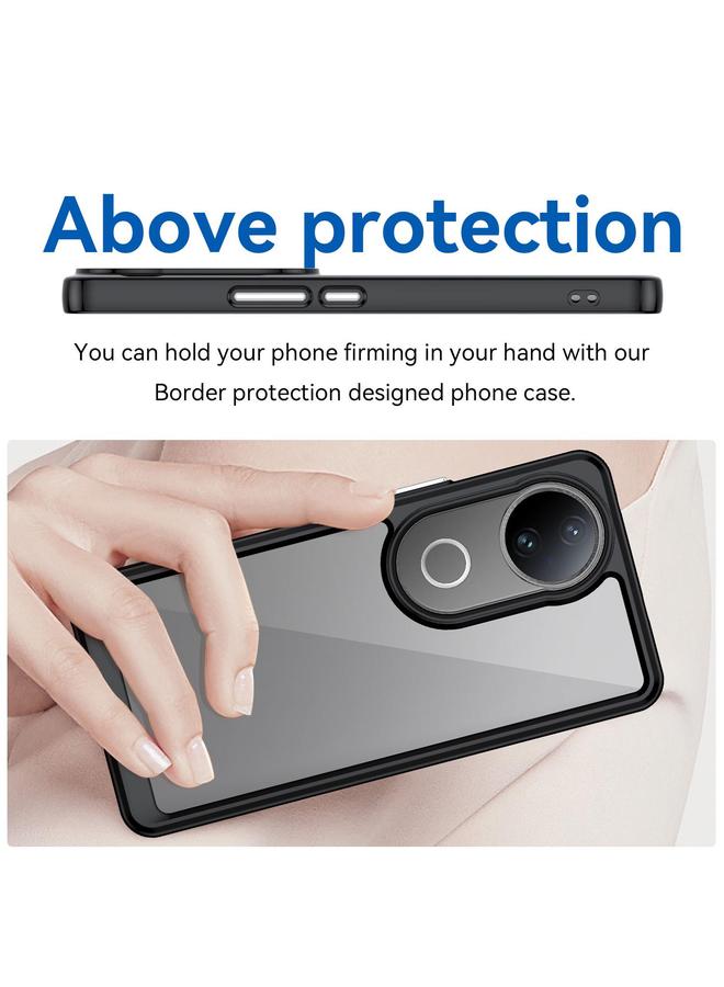 erorex Case For vivo V50 Colorful Series Acrylic Hybrid TPU Phone Case - Image 4