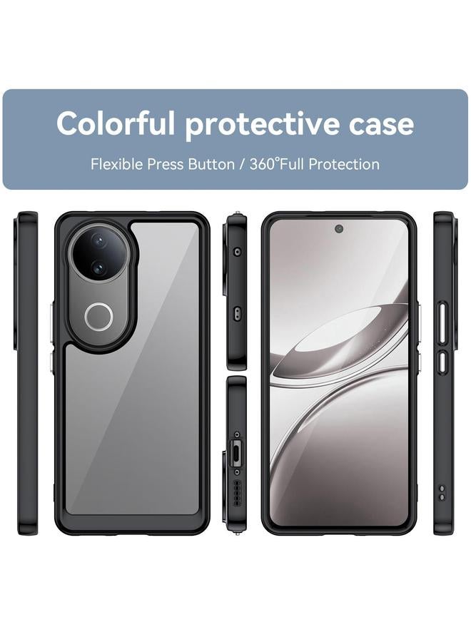erorex Case For vivo V50 Colorful Series Acrylic Hybrid TPU Phone Case - Image 2