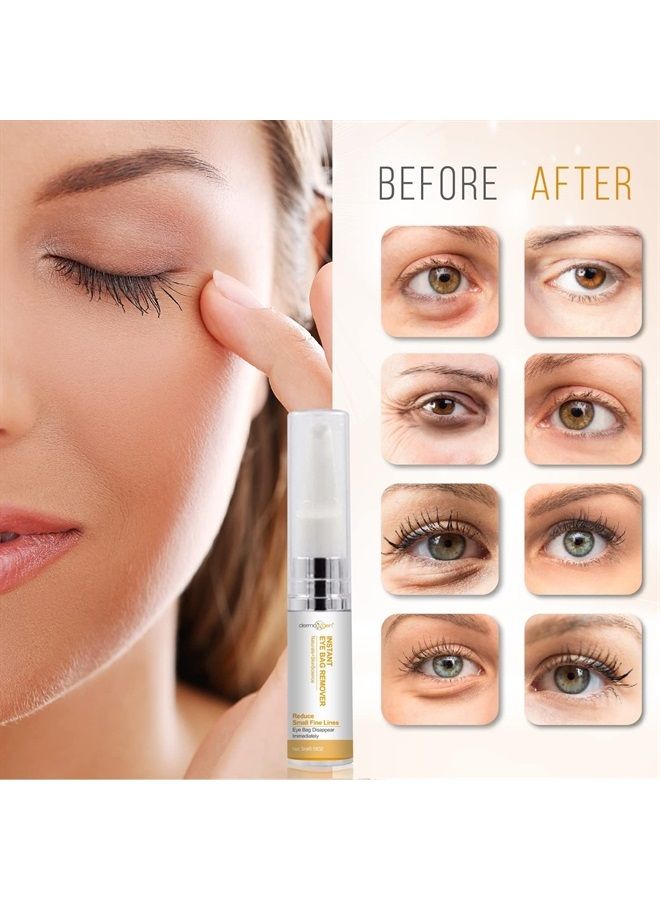 dermaxgen ديرماكسجين مزيل أكياس العين الفوري مضاد للشيخوخة يقلل من الهالات السوداء، الانتفاخ، أكياس تحت العين، التجاعيد والخطوط الدقيقة للرجال والنساء - Image 2