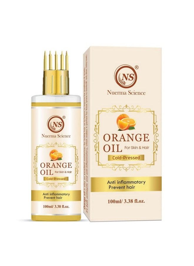 Nuerma Science - Orange Oil With Comb Applicator For Healthy Strong More Deep Root Nourishment Hair Oil (100 Ml) - Image 1
