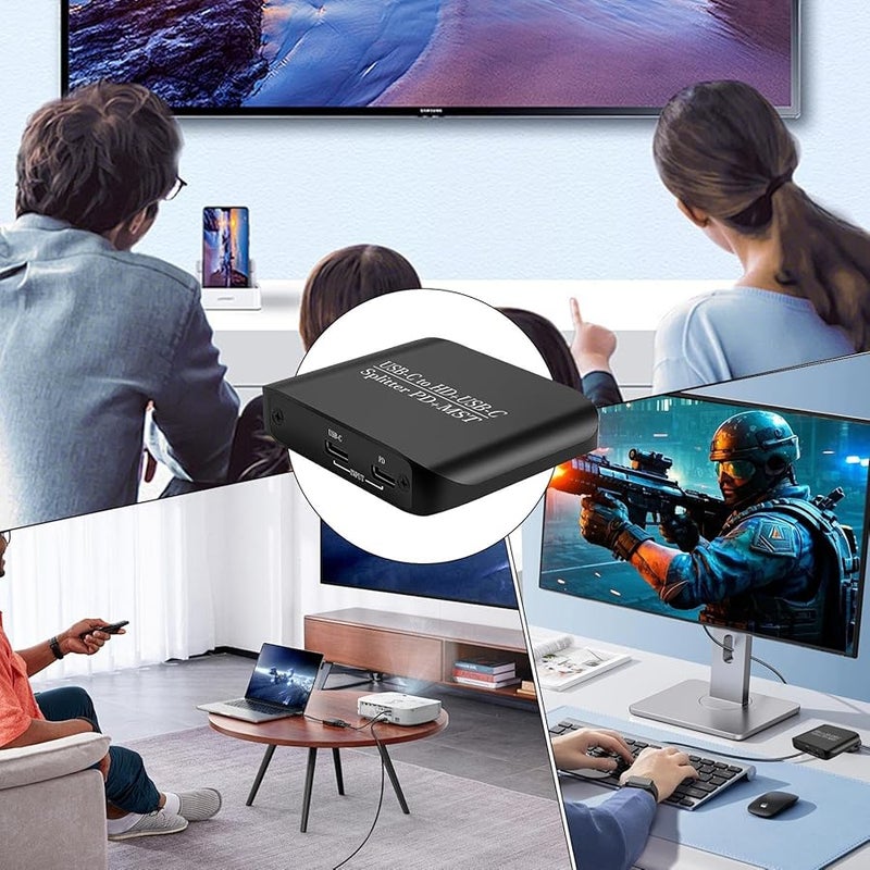 USB C to HDMI Adapter 4K 60Hz Multiport Hub with USB Port for Laptop Monitor Phone - Image 5