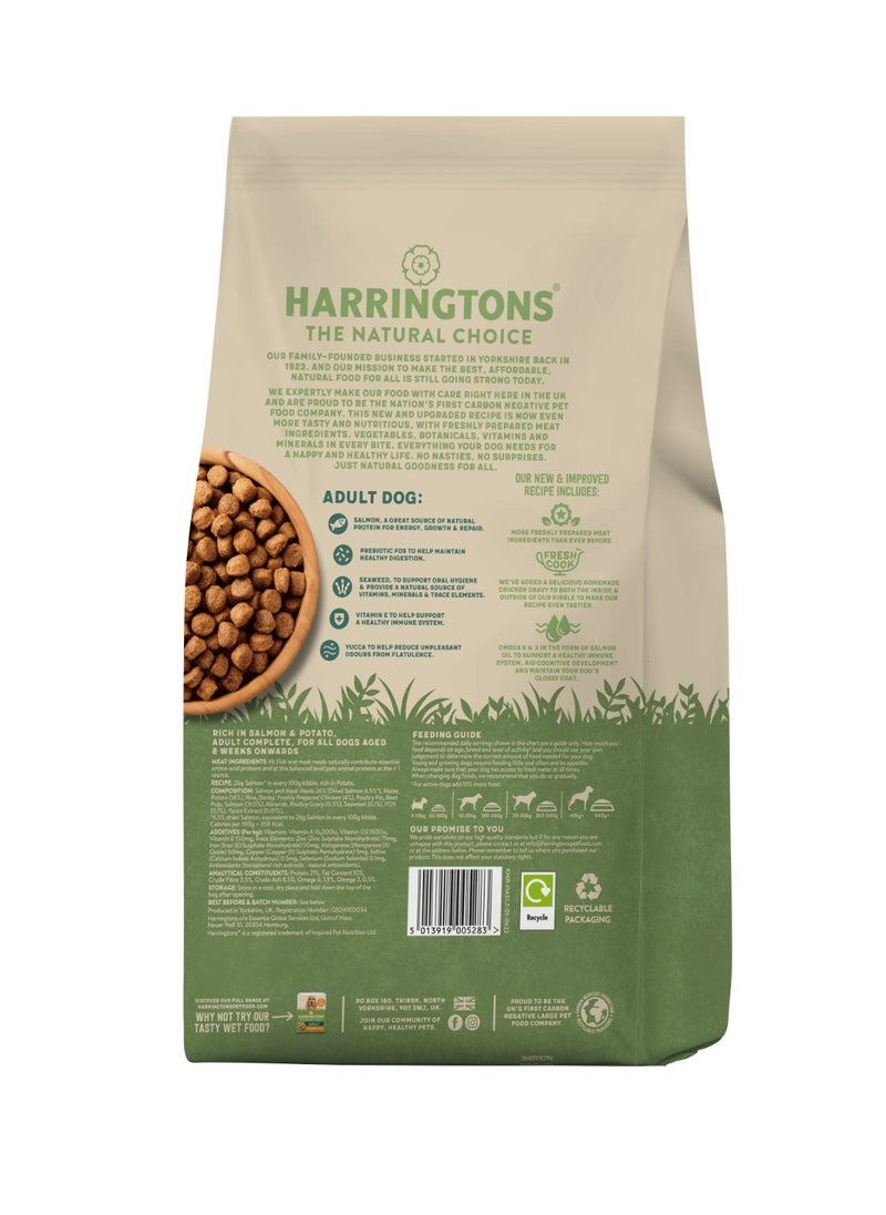 HARRINGTONS - Complete Salmon & Potato Adult Dry Dog Food 12kg - Image 1