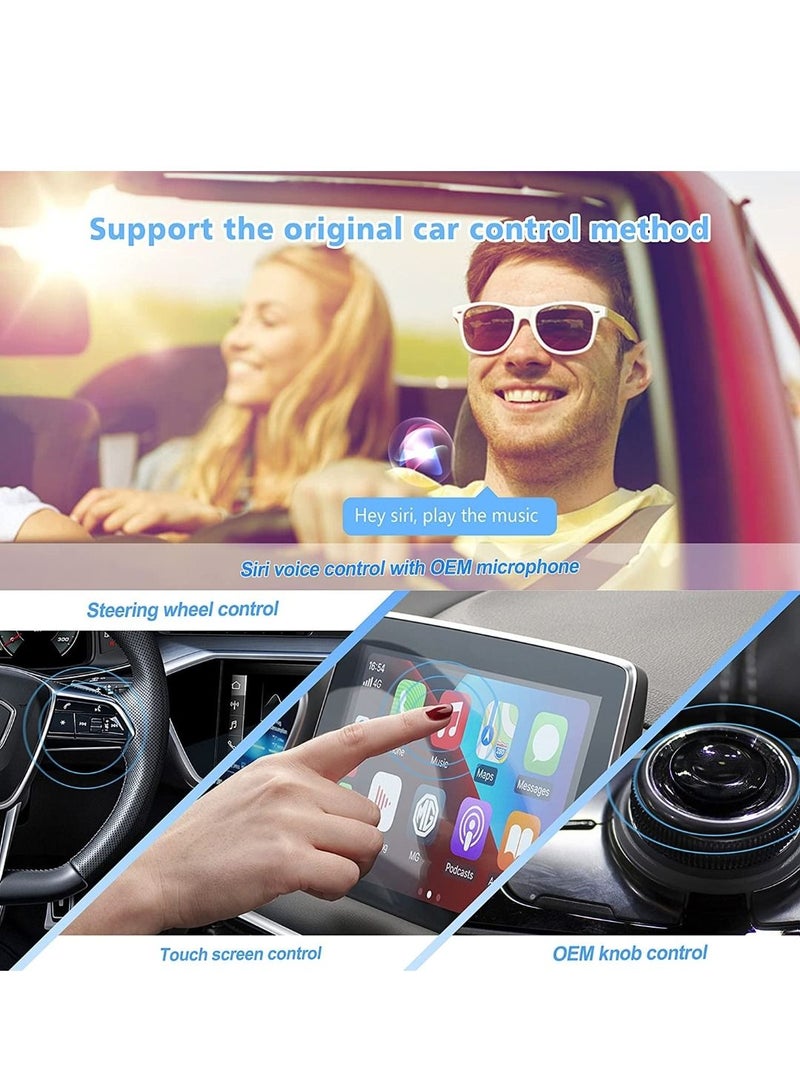 OTTOCAST محول لاسلكي CarPlay 2023 Carplay محول لاسلكي للسيارات مع مصنع سلكي CarPlay بعد عام 2016 بدون تأخير U2 Air - Image 4