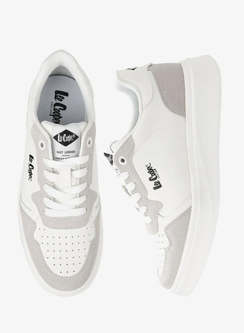 Lee Cooper Men's Perforated Lace-Up Sneakers