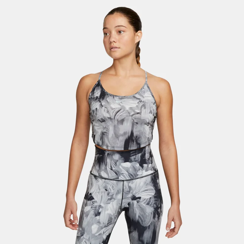 Nike Women's Dri-FIT One Cropped Printed Tank Top