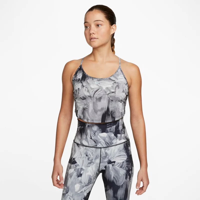 Nike Women's Dri-FIT One Cropped Printed Tank Top
