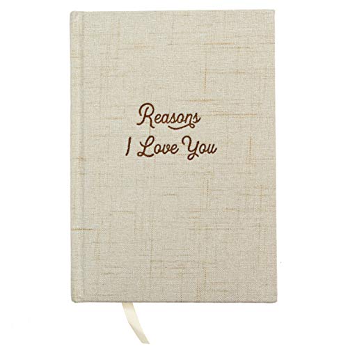 Avocado Goods Reasons Why I Love You - Blank Hardcover Love Book, Why I Love You Linen Journal Gift Book for Boyfriend or Girlfriend, Husband or Wife, Bride & Groom, or Couples I Love You Gifts Notebook, Love Journal - Image 1