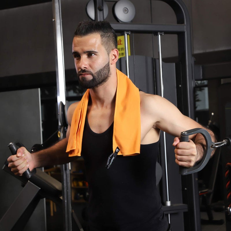 Rainleaf Microfiber Towel Orange 12 X 24 Inches - Image 5