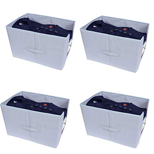 ABBASI Shirt Stacker Wardrobe Organizer Set pack of 4 GREY - Image 1