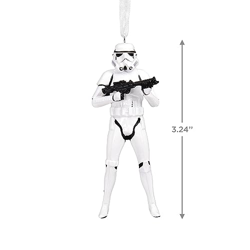 Hallmark Stormtrooper Hanging Christmas Ornament, Star Wars, Space Themed, Resin Tree Decoration - Image 3