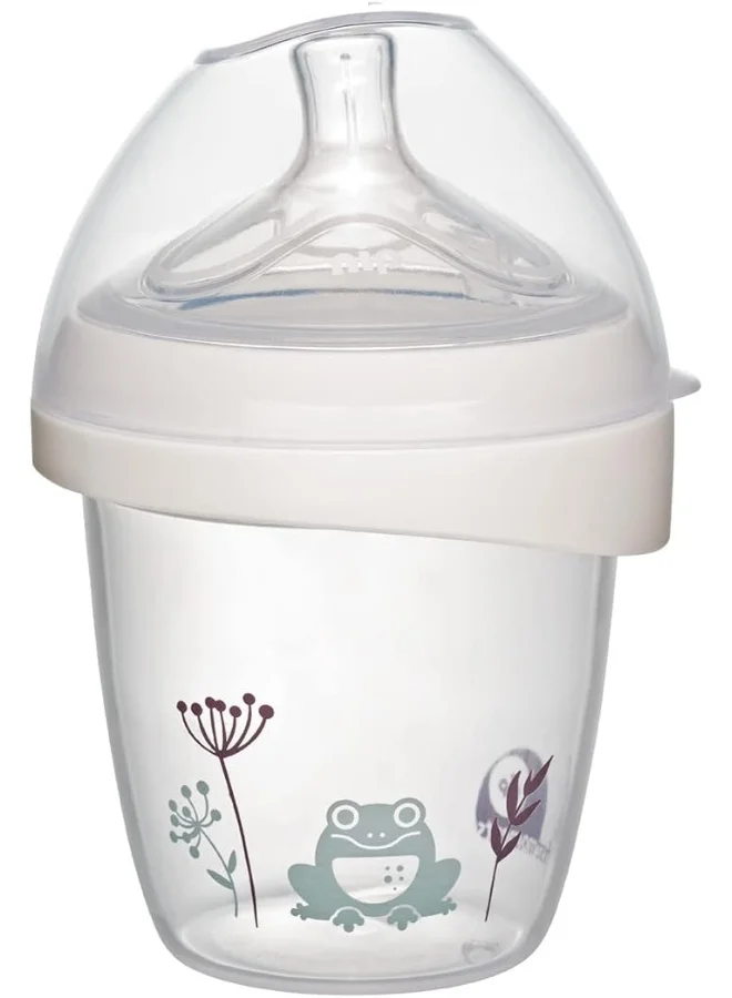 nip First Moments Wide Neck Pp Bottle Frog -150ml