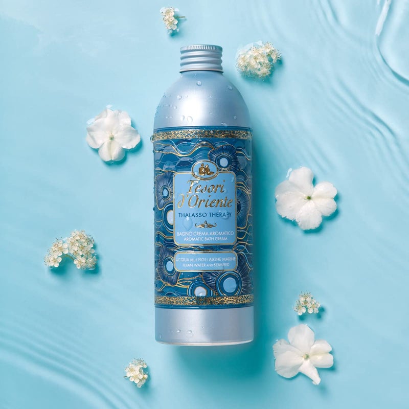 Tesori d'Oriente Bubble Bath for Women, Foaming Bath, Relaxing Body Wash and Skin Care - 500 Ml/16.91 Us Fl Oz - [Italian Import] (Thalasso Therapy) - Image 2