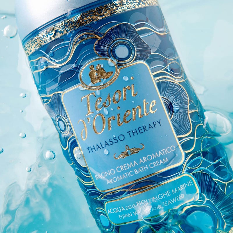 Tesori d'Oriente Bubble Bath for Women, Foaming Bath, Relaxing Body Wash and Skin Care - 500 Ml/16.91 Us Fl Oz - [Italian Import] (Thalasso Therapy) - Image 4