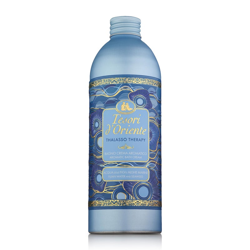 Tesori d'Oriente Bubble Bath for Women, Foaming Bath, Relaxing Body Wash and Skin Care - 500 Ml/16.91 Us Fl Oz - [Italian Import] (Thalasso Therapy) - Image 1