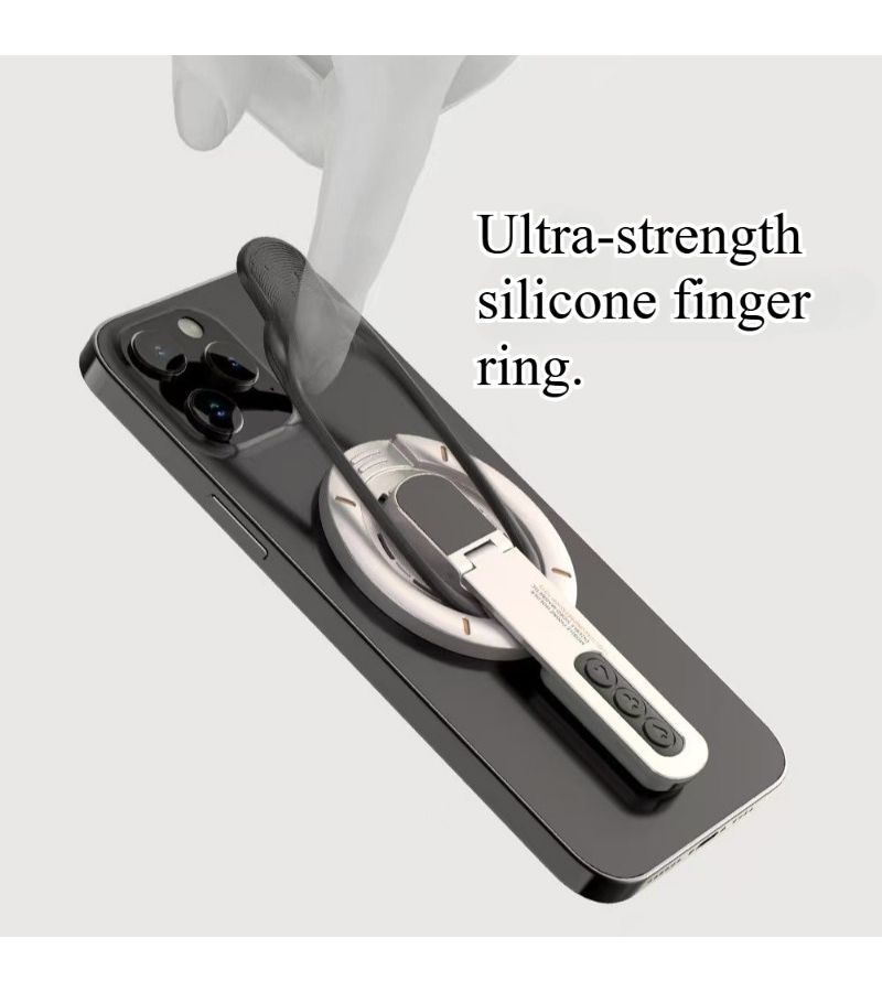 FUNSTAR Creative Phone Stand Black 360 Degree Rotation Multi Scene Application Satisfying Click Sound Relax - Image 5