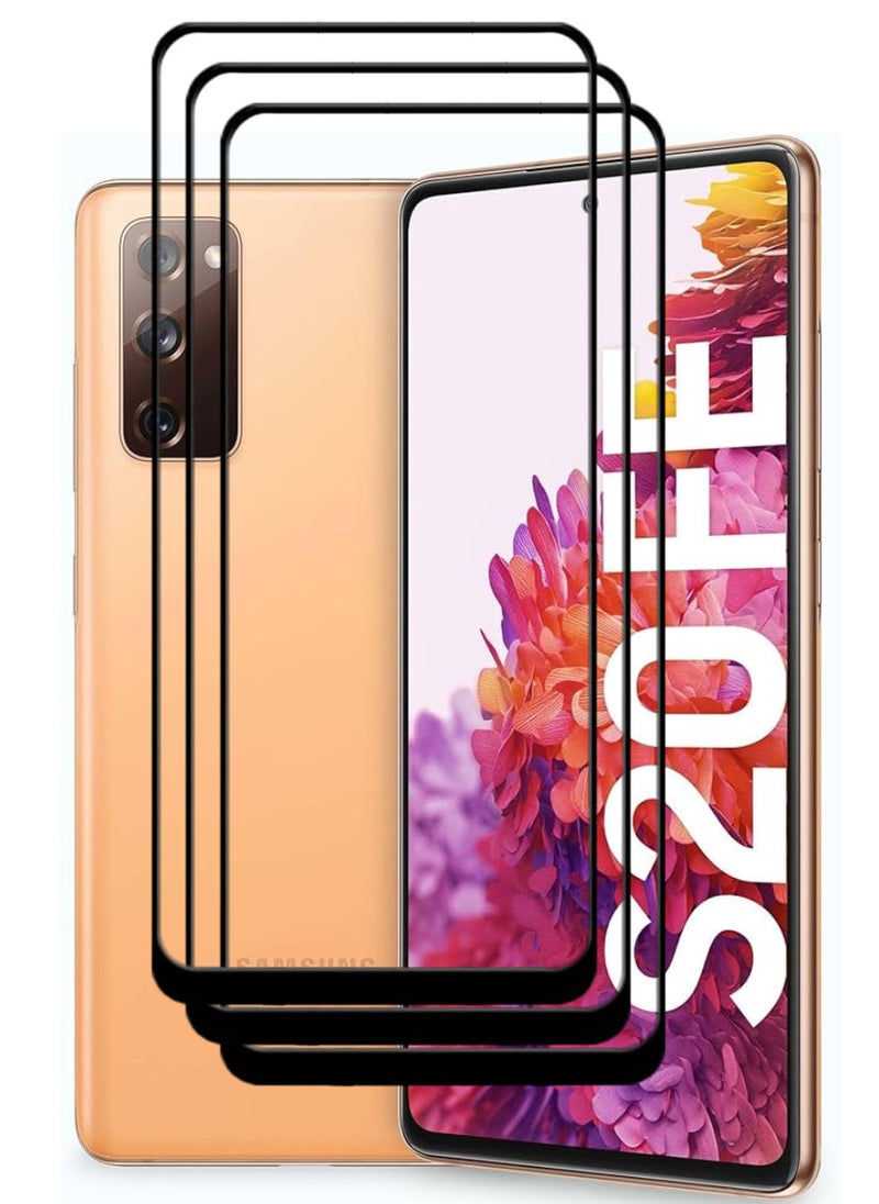ACLIX 3 Pieces Antistatic ESD Dustproof Premium Quality High Definition Tempered Glass Screen Protector Designed For Samsung Galaxy S20 FE - Image 1
