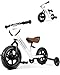 KRIDDO 2in1 Kids Tricycle and Toddler Balance Bike 2 Year Old Detachable Pedals and Stowable Training Wheels DIY Plate Riding Trikes Toy for Ages 18 Months to 3 Years White - Image 3