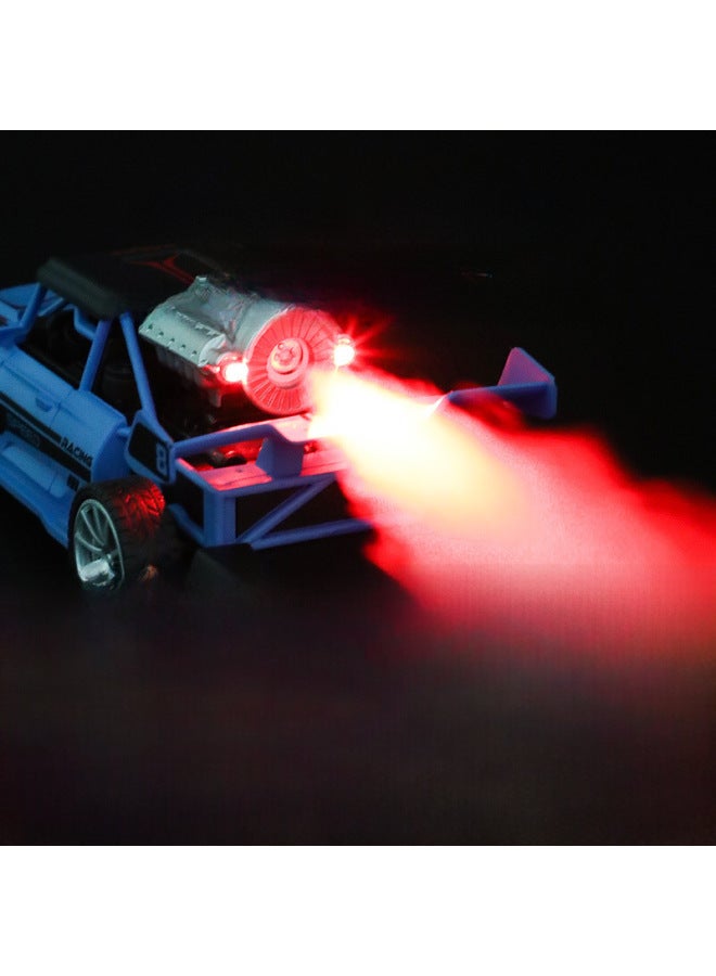 Loquat Hot Sale Remote Control Spray Car With Light Drift Variable Speed Car Charging Racing Children's Toy Car-Color:Green Charging - Image 4