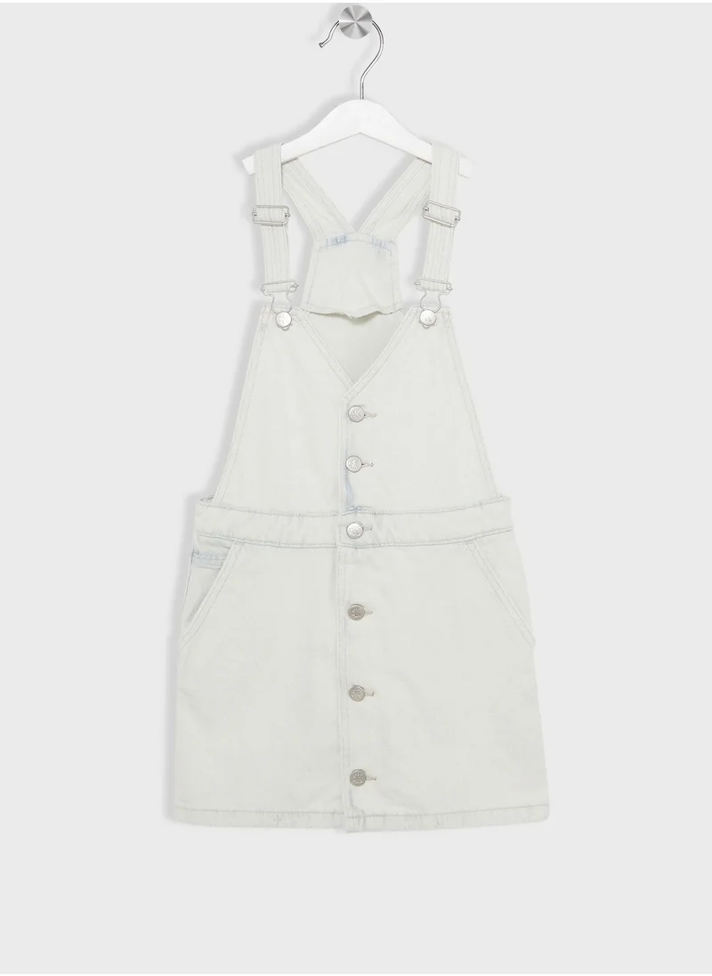 Calvin Klein Jeans Kids Denim Dungarees