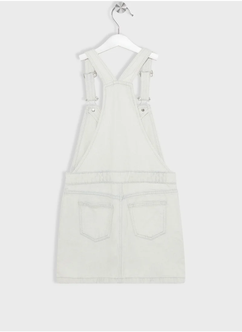 Calvin Klein Jeans Kids Denim Dungarees