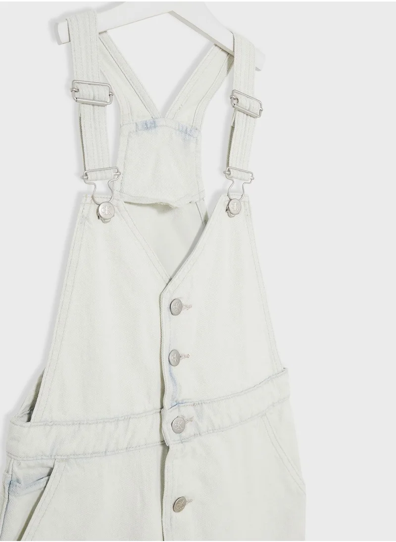 Calvin Klein Jeans Kids Denim Dungarees