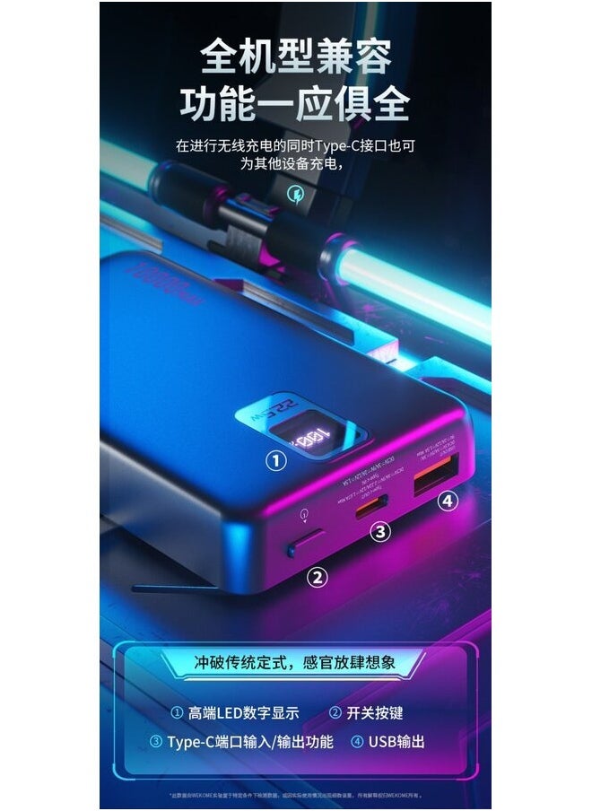 A Power Bank with 10000mAh battery and 15W wireless charging and 22.5W cabled super fast charging. - pzsku/Z4CD4AE69BEC6B121B5B7Z/45/_/1716485317/a47d6c75-c240-4500-86b9-7079f1dd7813