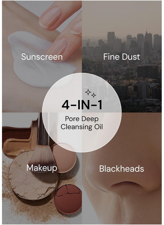 THANKYOU FARMER Pollufree Pore Deep Cleansing Oil Spf Cleanser Korean Perilla Herb Makeup Blackhead Remover Dermatologist Tested Korean Oil Cleanser 7.03 Fl.Oz. 200Ml  - Image 3