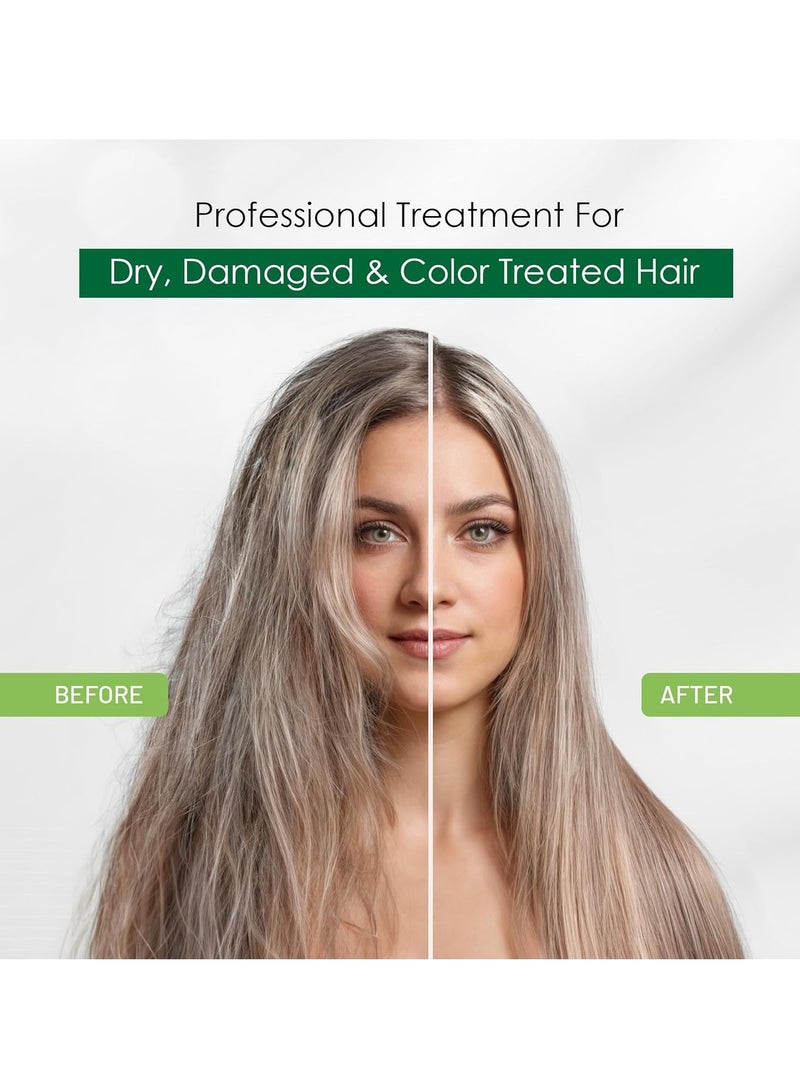 هيربيش قناع الشعر هيربيش أرجان - ترطيب عميق وترطيب لشعر أكثر صحة - للشعر الجاف جدًا والضعيف والمجهد، بدون كبريتات أو بارابين (200 جم)، عبوة واحدة - Image 2