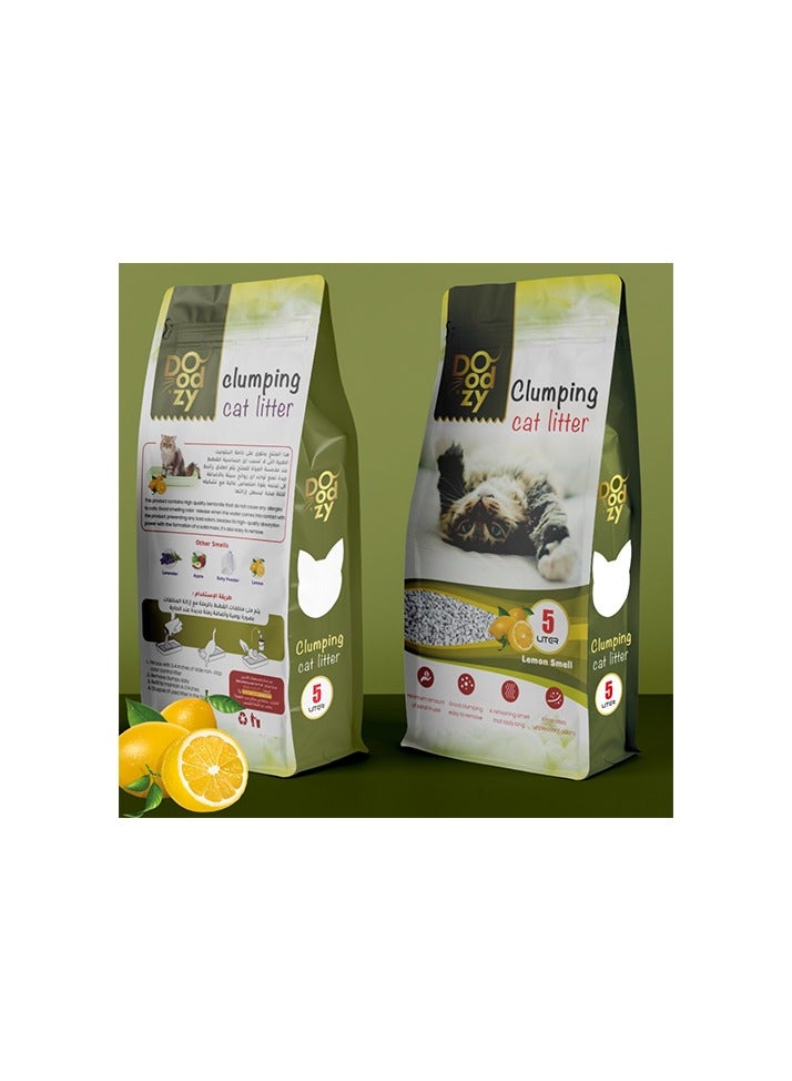 DOODZY | Clumping Cat Litter - Lemon - Image 1