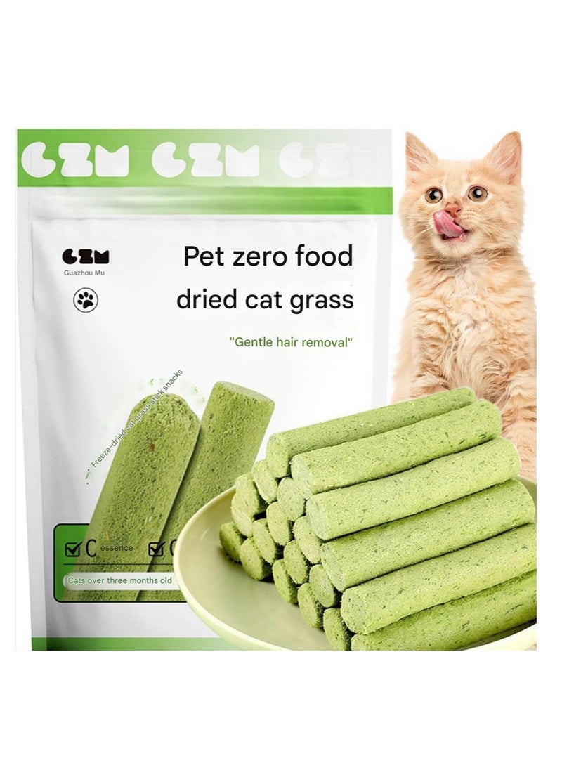 Meetion 6Pcs Cat Grass Teething Stick,Cat Teeth Cleaning Catnip Toys Sticks Indoor Kitten Chew Stick Cats Toy Natural Oral Cleaning for Increase Appetite, Hairball Removal  - Image 1
