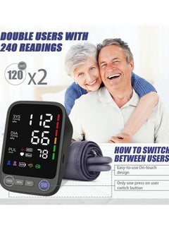 Joshberg Blood Pressure Machine, Automatic Digital Upper Arm Blood Pressure Monitor with Adjustable Large Cuff  - Image 2