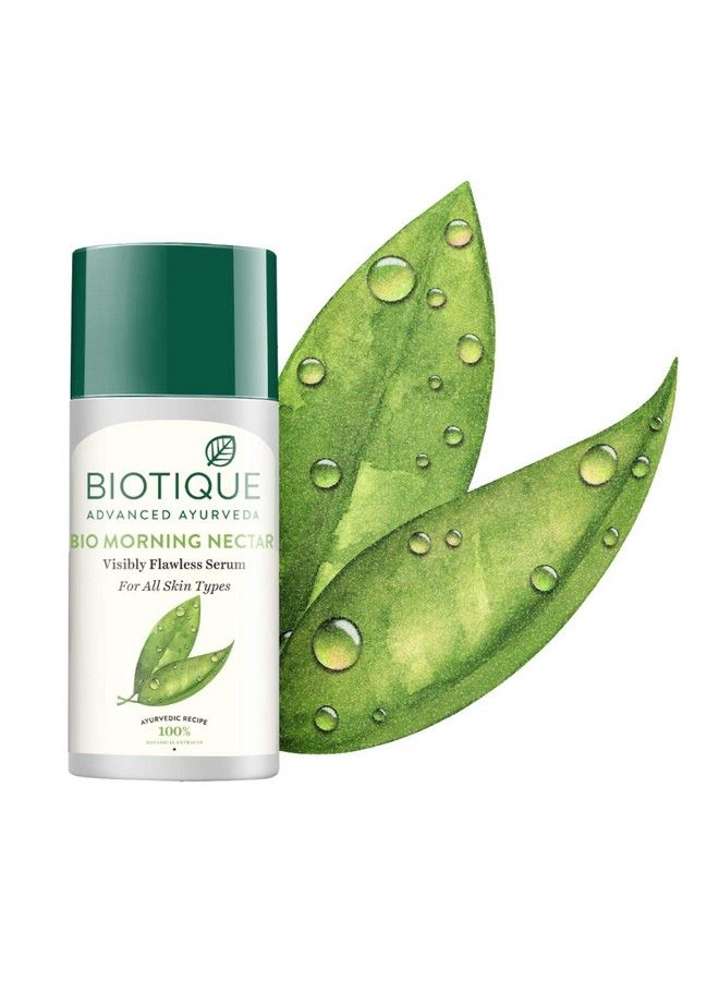 Biotique Bio Morning Nectar Visibly Flawless Serum (40Ml) (Pack Of 2) - Image 4