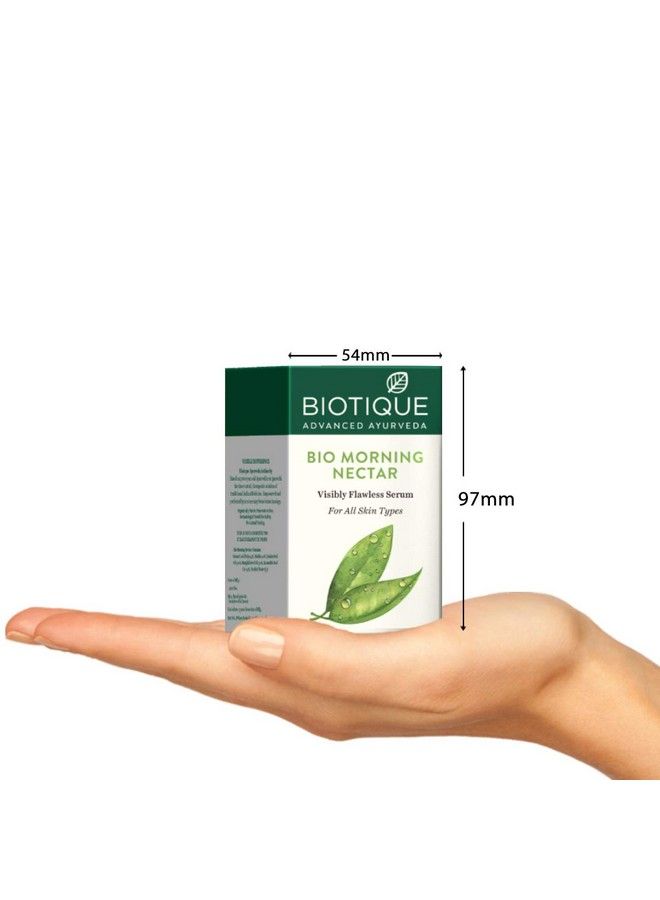Biotique Bio Morning Nectar Visibly Flawless Serum (40Ml) (Pack Of 2) - Image 5