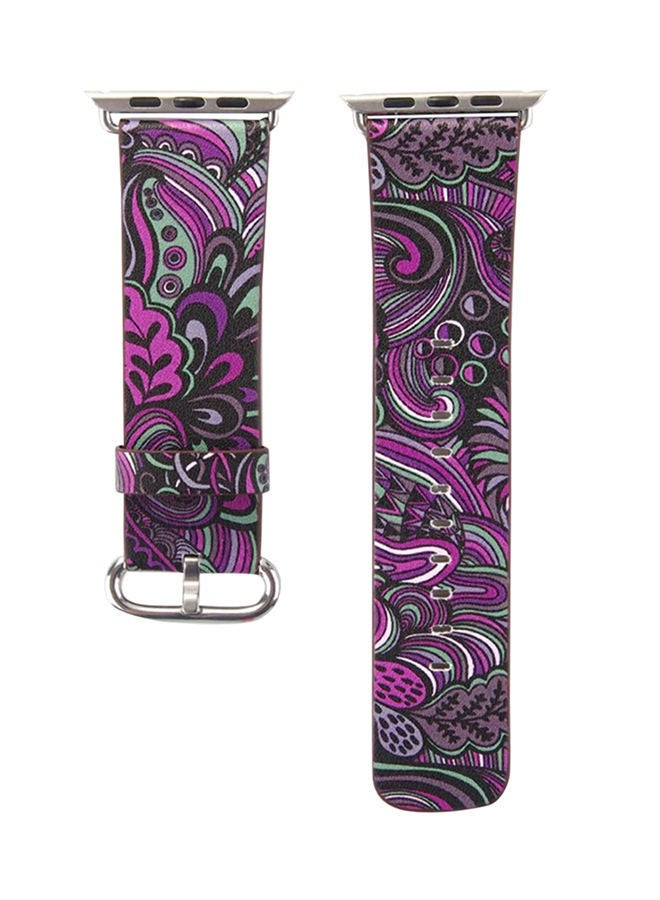 NIBEMINENT Replacement Band For Apple Watch Series 1/2/3 42mm Purple - Image 1