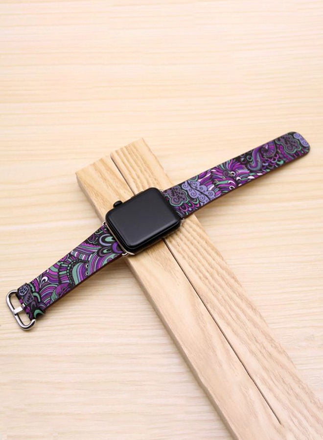 NIBEMINENT Replacement Band For Apple Watch Series 1/2/3 42mm Purple - Image 4