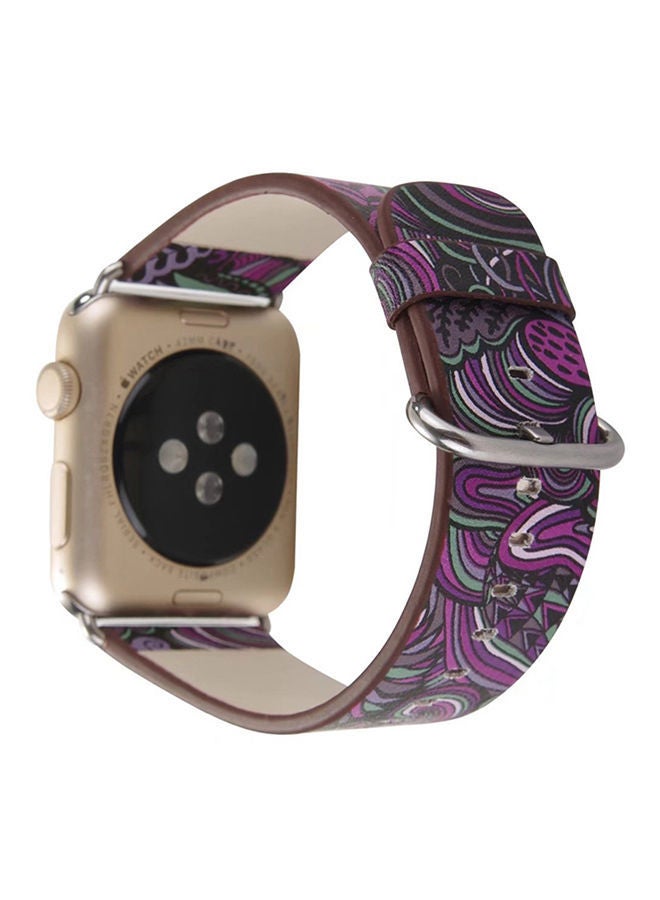 NIBEMINENT Replacement Band For Apple Watch Series 1/2/3 42mm Purple - Image 3