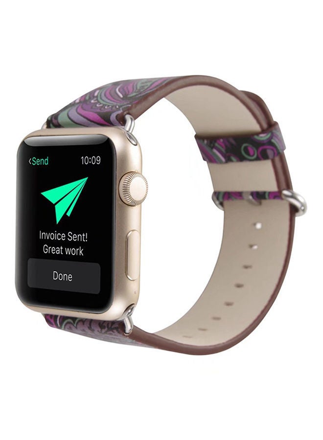 NIBEMINENT Replacement Band For Apple Watch Series 1/2/3 42mm Purple - Image 2