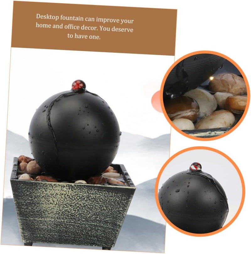 VOSAREA 1set Indoor Desktop Water Fountain Creative Bonsai Decoration Continuous for Lightweight Unique Design for Relaxation and Meditation - Image 5
