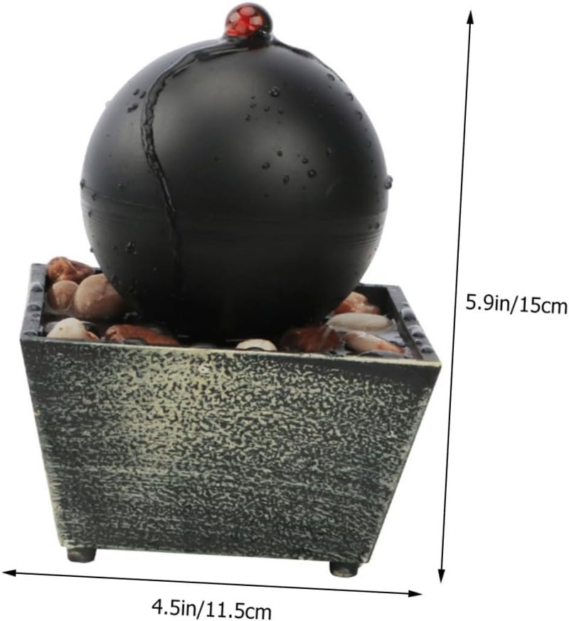 VOSAREA 1set Indoor Desktop Water Fountain Creative Bonsai Decoration Continuous for Lightweight Unique Design for Relaxation and Meditation - Image 2